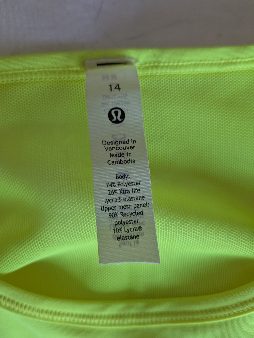Set Of 2 (Two) Lulemon Sculpt Tanktop - Size 14 - Picture 5 of 8